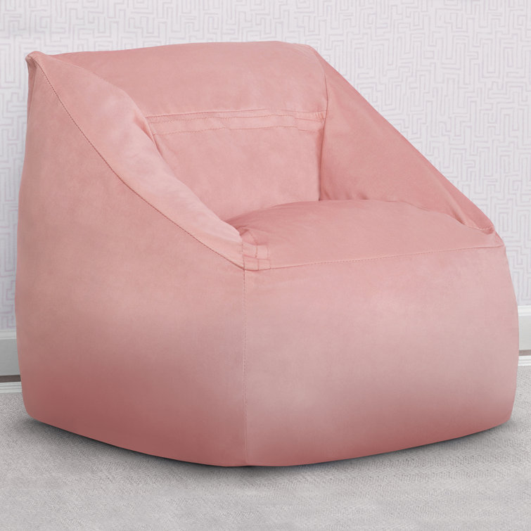 Pink velvet bean bag chair new arrivals